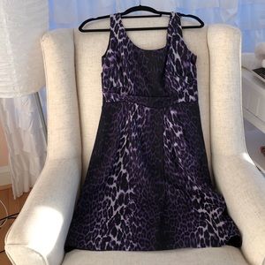 Purple Leopard Print Mini